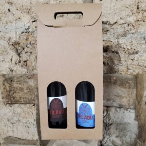 coffret duo de 75cl au marc de raisin - Noire et Blanche